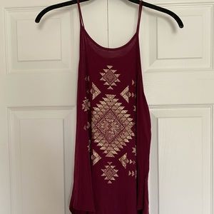 Charlotte Russe Aztec tank top